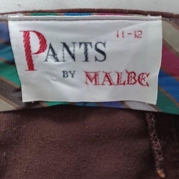 Vintage 60s Malbe Original 2 Pc Size 12 Appliqué Shirt and Slim Ankle Pant Suit - Picture 15 of 16